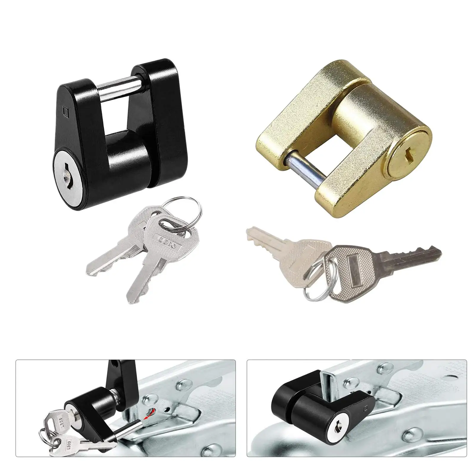 

Trailer Hitch Coupler Lock Rust Resistance Hardware Hitch Accessories Coupler