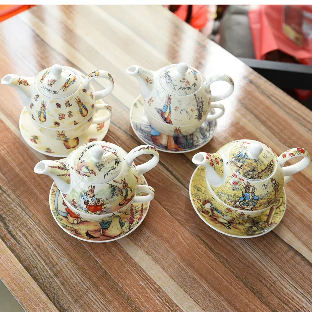 European afternoon tea tea set teapot cup saucer British bone China tea set single cup pot ceramic cartoon cute