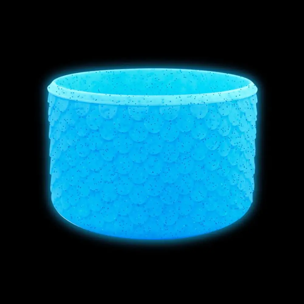 Children-safe Cup Cover Cup Sleeve for 12-40oz Cups Glow Dark Silicone Tumbler Protector Sleeve for 12-40oz Water for 20-40oz