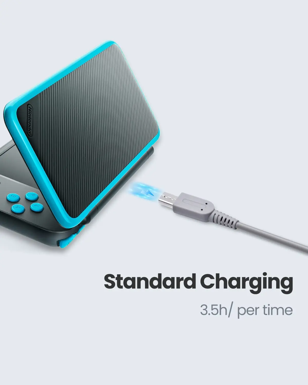 AC 100V-240V DC 4.6V 900mA Charger Power Adapter for Nintendo New 3DSXL Travel Wall Replacement Charger For 2DS 3DS LL DSi DSiXL