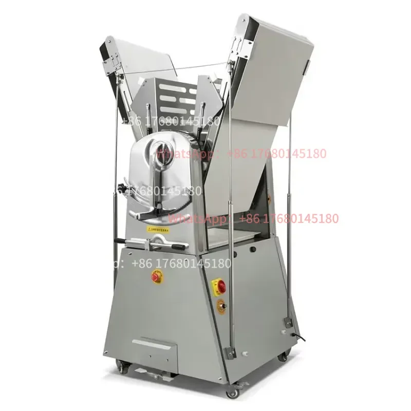 Desktop Pizza Dough Press Machine, 220V 520mm Electric Dough Sheeter for Pizza Base Making