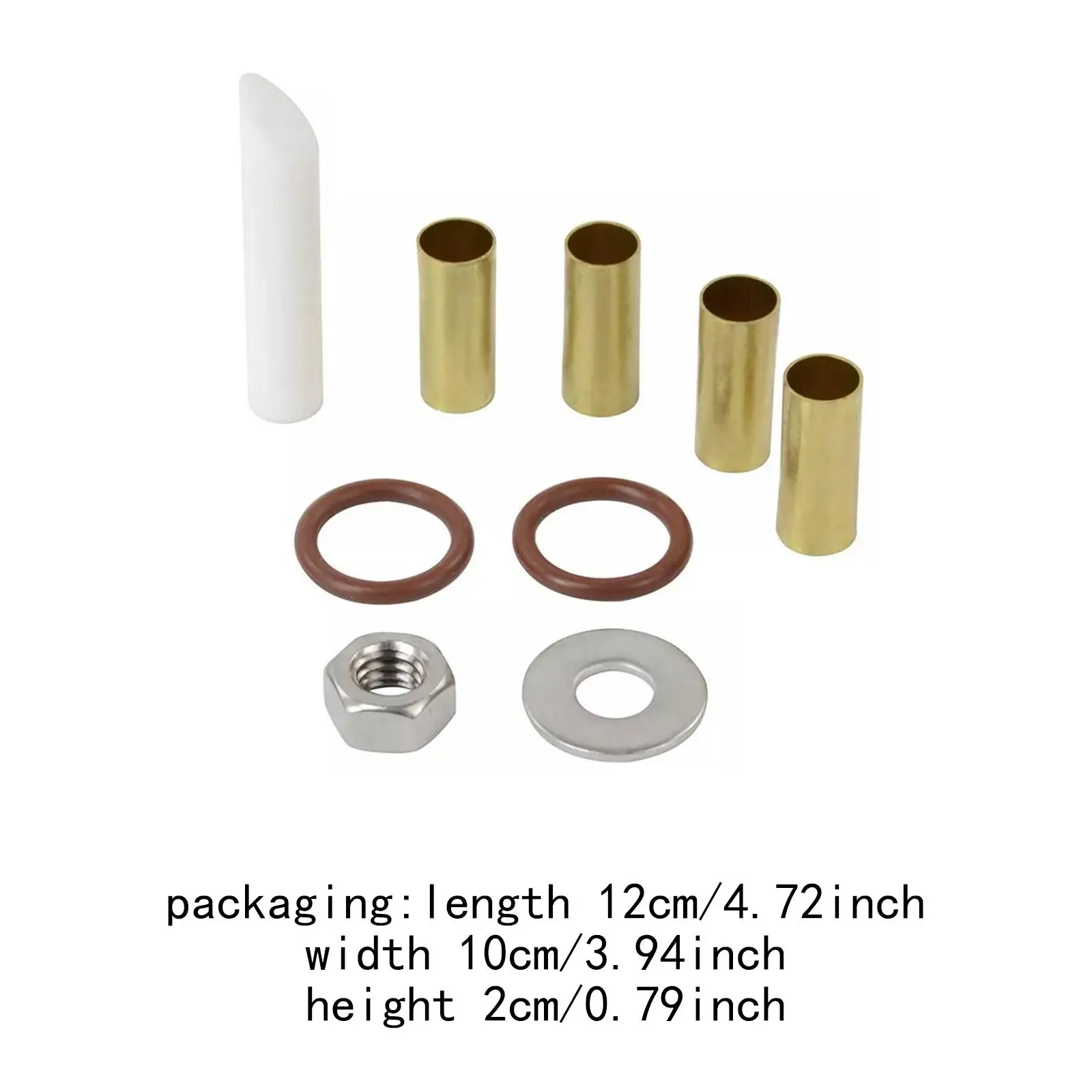 مجموعة أدوات خزائن الروك عملية احترافية قوية، قطع غيار، سهلة التركيب، ملحقات بديلة، مجموعة إدخال عمود نهاية الكاميرا المزدوجة