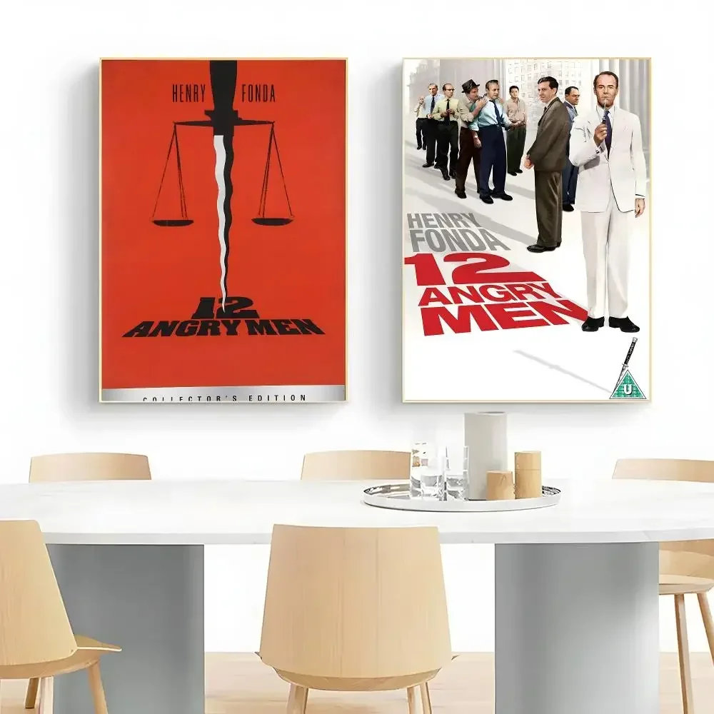 Classic Movie 1-12 Angry Men Poster Wall Art Print Decorative Mural Home Decor Gift Unframed