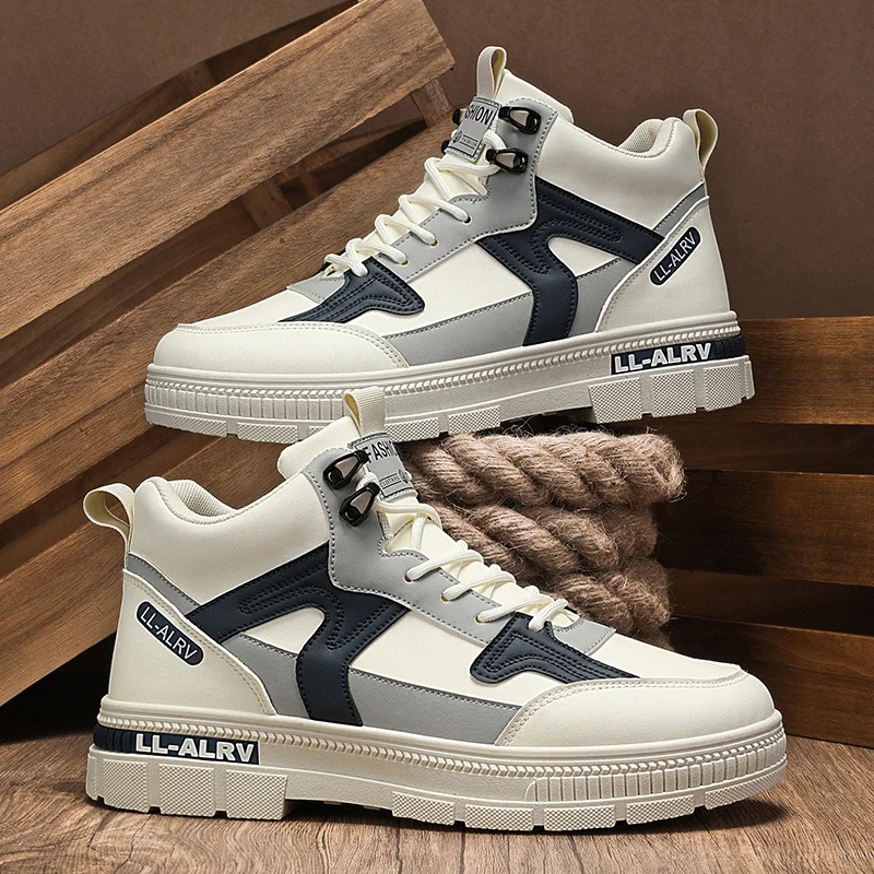 

2025 Mens Boots Casual Shoes Winter Leather Designer Luxury Ankle Platform Chelsea Tactical Cowboy Combat Work Safety Sneakers