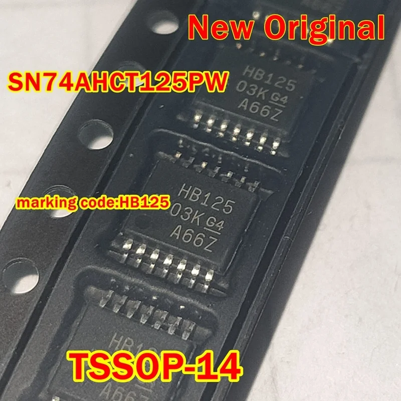 

1pcs to 100pcs SN74AHCT125PWR SN74AHCT125PW TSSOP-14 New Original marking code:HB125 Bus Buffer