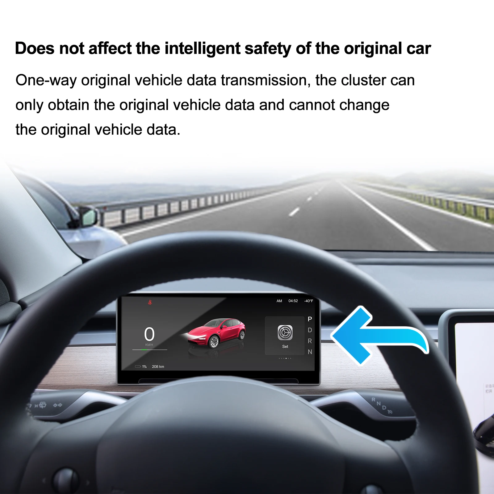 テスラ モデル3 モデルY F9 Intelligent LCD Meter 【公式通販】