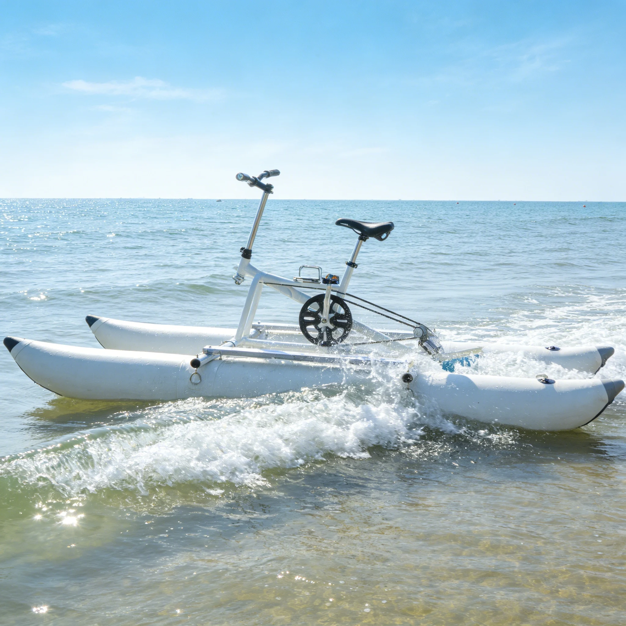 

High Quality Premium Water Bike Safe Easy to Use Aqua Bicycle for Park Aquatic Fun Games and Family Entertainmentpromote sales