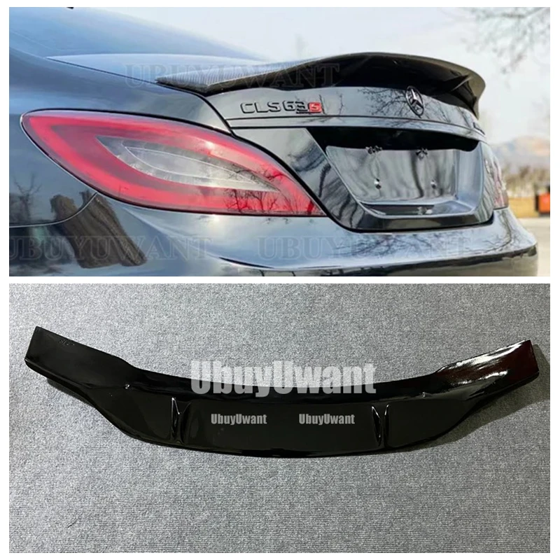 Für W218 Carbon Fiber Hinten Stamm Boot Spoiler 2012-2018 CLS Klasse CLS350 CLS400 CLS450 CLS500 CLS63 Limousine Montage Garantiert