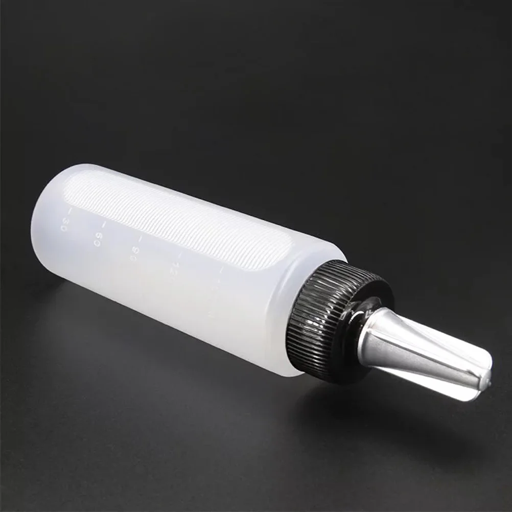 

Bottle Shampoo Applicator for Hair Medicine Empty with Scale Hairdressing Bottles