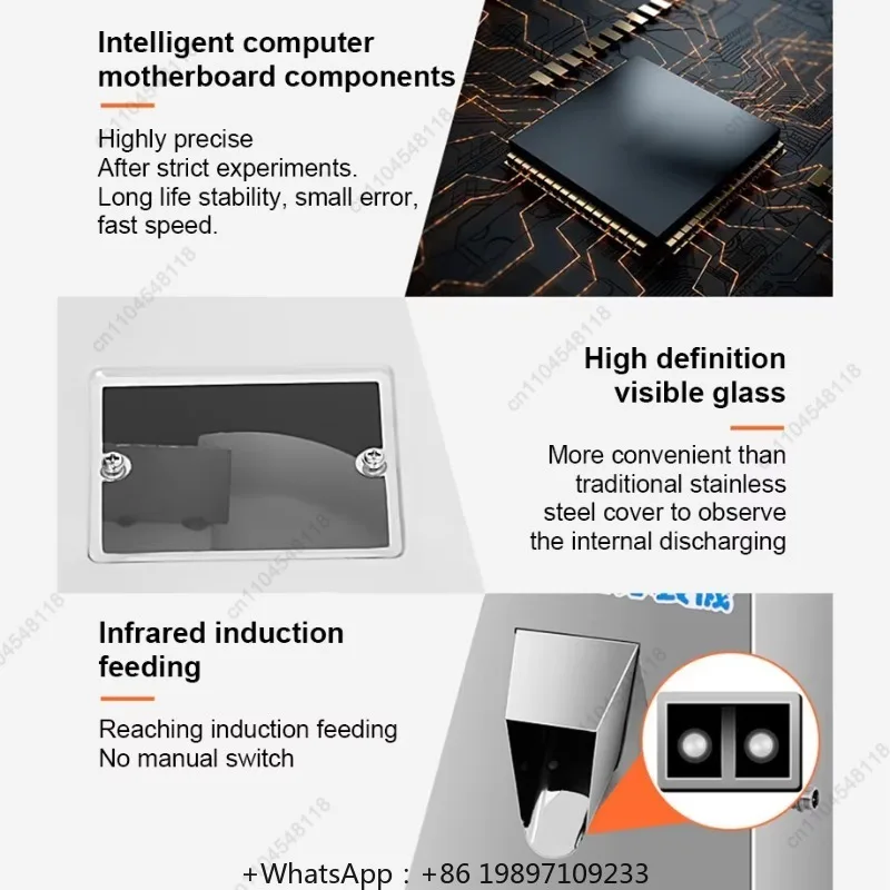 50g-5000g Ad Alta Velocità Standard Intelligente Automatico Mini Fagioli Alimenti Polvere Pesatura Imballaggio Riempitrice Per Le Piccole Imprese