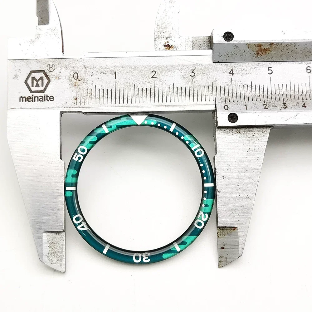 Watch Bezel 38mm Outer 31mm Inner Resin Aluminum Case Parts DIY Mod Accessories Multiple Colors