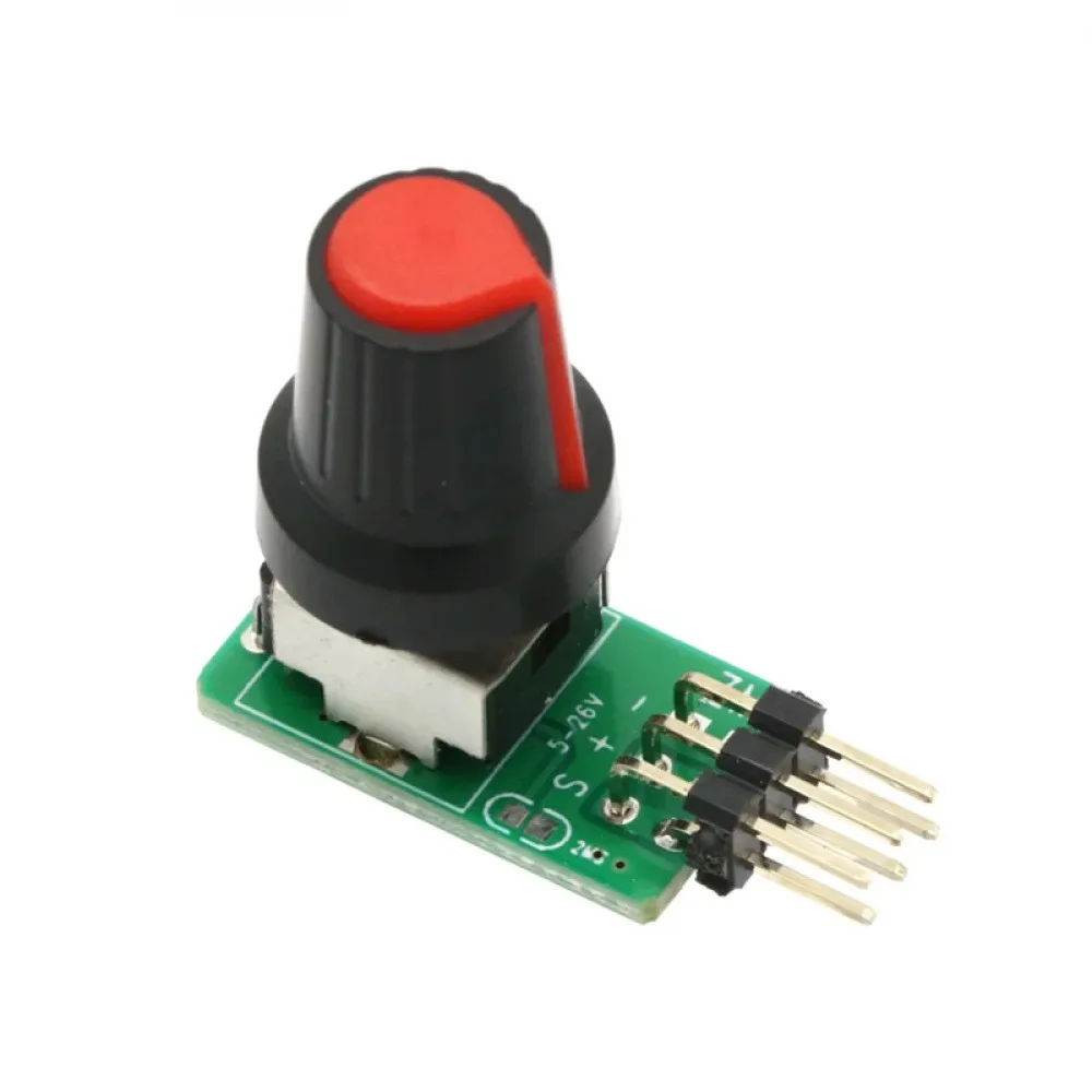 Mini 3-8V Servo Tester ESC DIY Brushless Fan Motor Governor PWM Signal Output for RC Aircraft Model with LED Indicator
