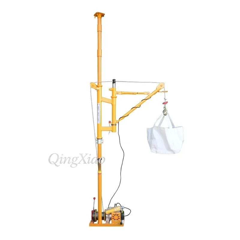 Industrial Aluminium Lift Crane Thickened Seamless Steel Pipe Stable Reinforced Support Frame 500KGHigh Load Bearing Performance