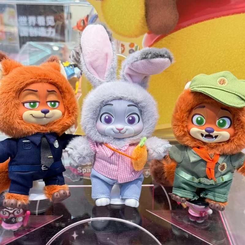 

2025 Hot Original Zootopia Classic Series Vinyl Blind Box Trendy Toys Collectible Mystery Boxes Cute Vinyl Plush Keychains Gifts