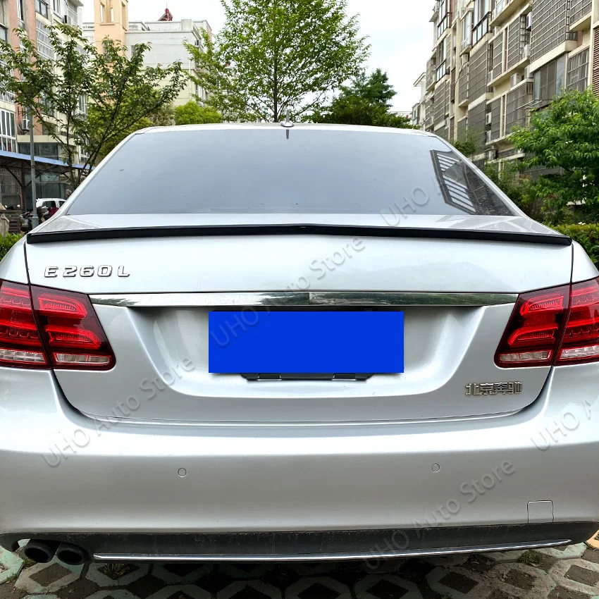 Rear Roof Sport Spoiler Wing For Mercedes Benz E CLASS W212 E200 220 250 300 320 350 E63 AMG Sedan 2008-2015 Tuning Accessories