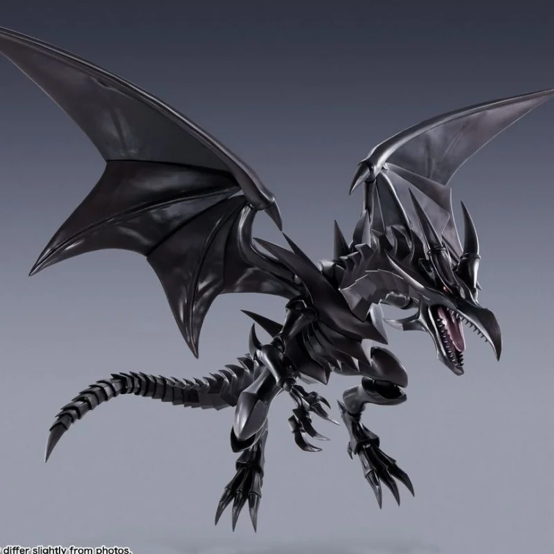 Hot Sale Bandai S.H.Monsterart Yu-Gi-Oh! Anime Figure Red-Eyes Black Dragon Action Figure 2024 New Room Decoration Festival Gift