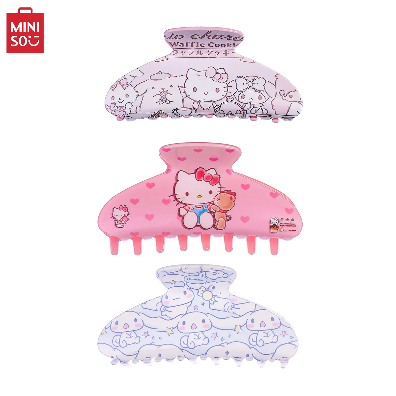 Miniso Sweet and Cute Hair Clip Katie Cat Jade Guigou Fashion Versatile Cartoon Decoration Festival Homecoming Festival