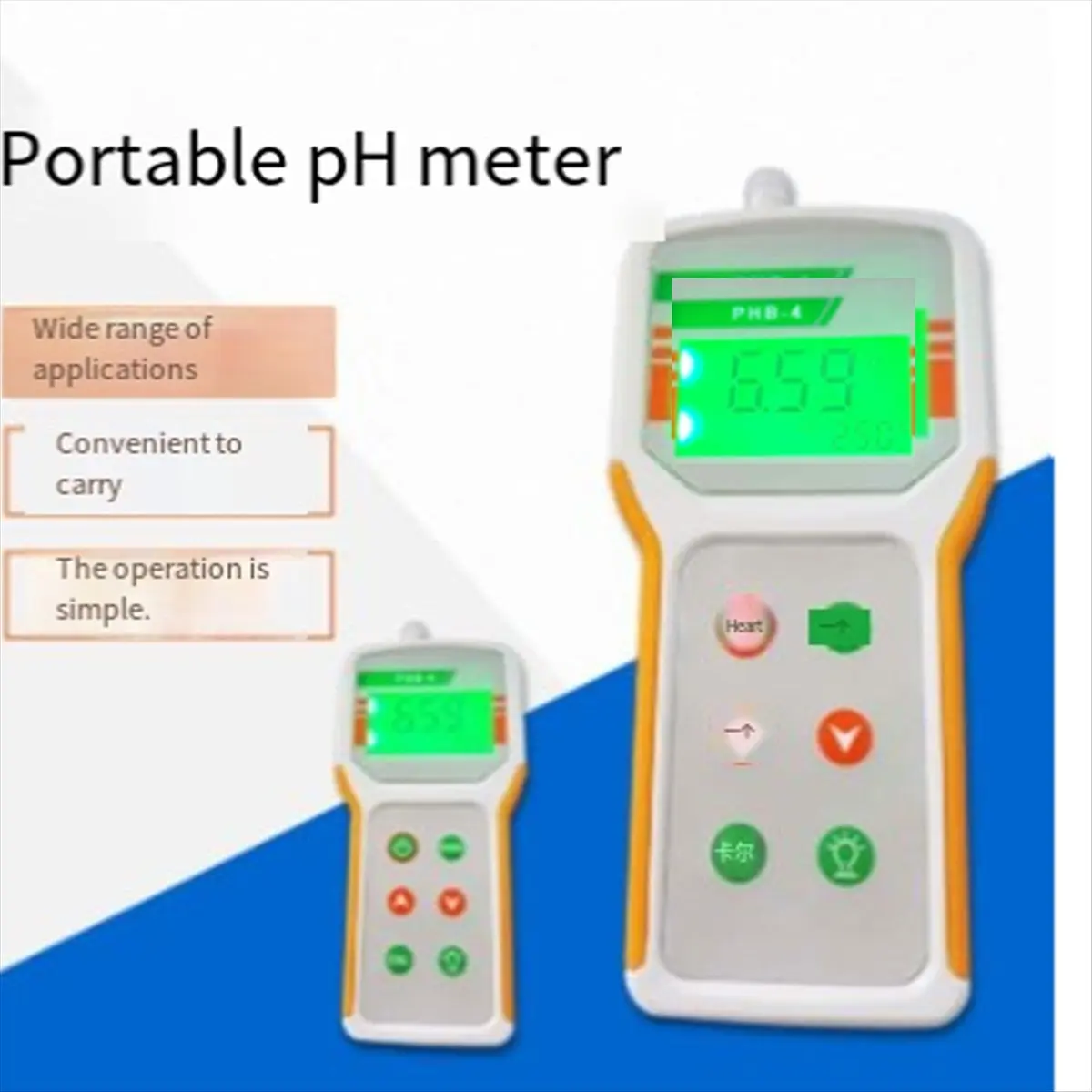 

Портативный цифровой pH-метр T22C PHB-4 с точностью 0.01 и датчиком температуры для воды, лабораторий и бассейнов
