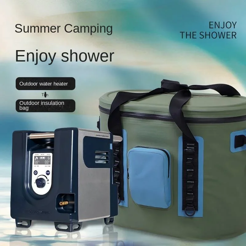 Gas Water Heater Insulated Bag Long-Lasting 4 Days Insulation Portable Tup Material Outdoor Camping Bath