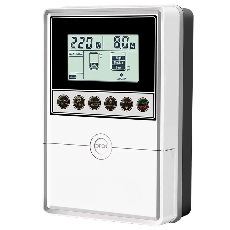 0.37-3KW/220V 1-Phase Fully Automatic Water Tank Pump Control Panel Box for Water Pump Automation