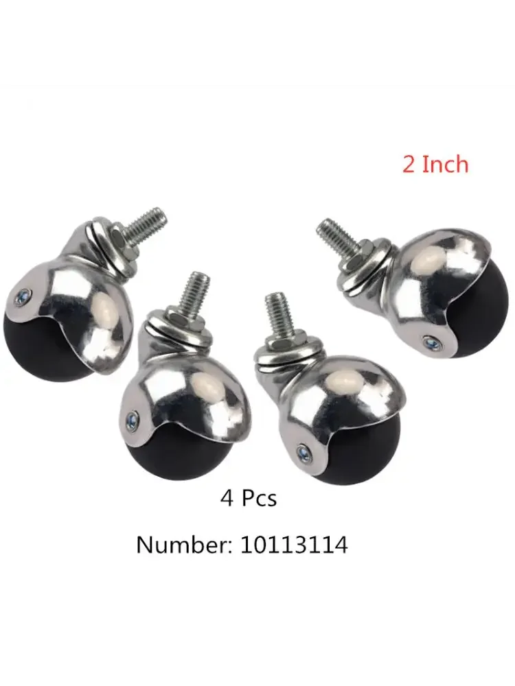 4 Pcs/Lot 2 Inch Screw Rod Round Caster Light Table And Chair Furniture Universal Wheel Durable Factory Direct