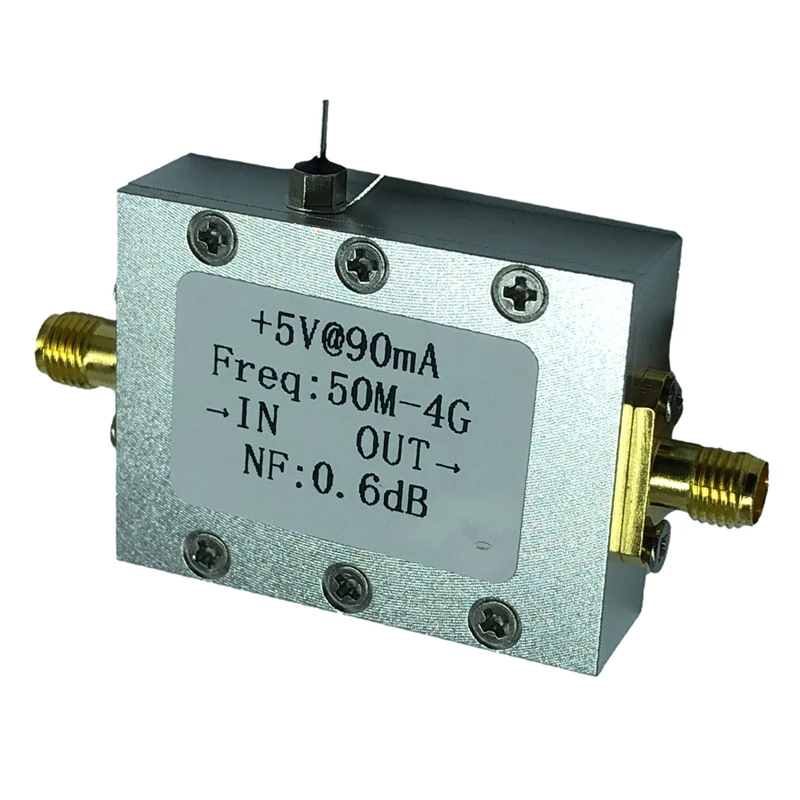 New RF Amplifier, LNA 0.05-4G NF=0.6DB Low Noise Amplifier Module Board