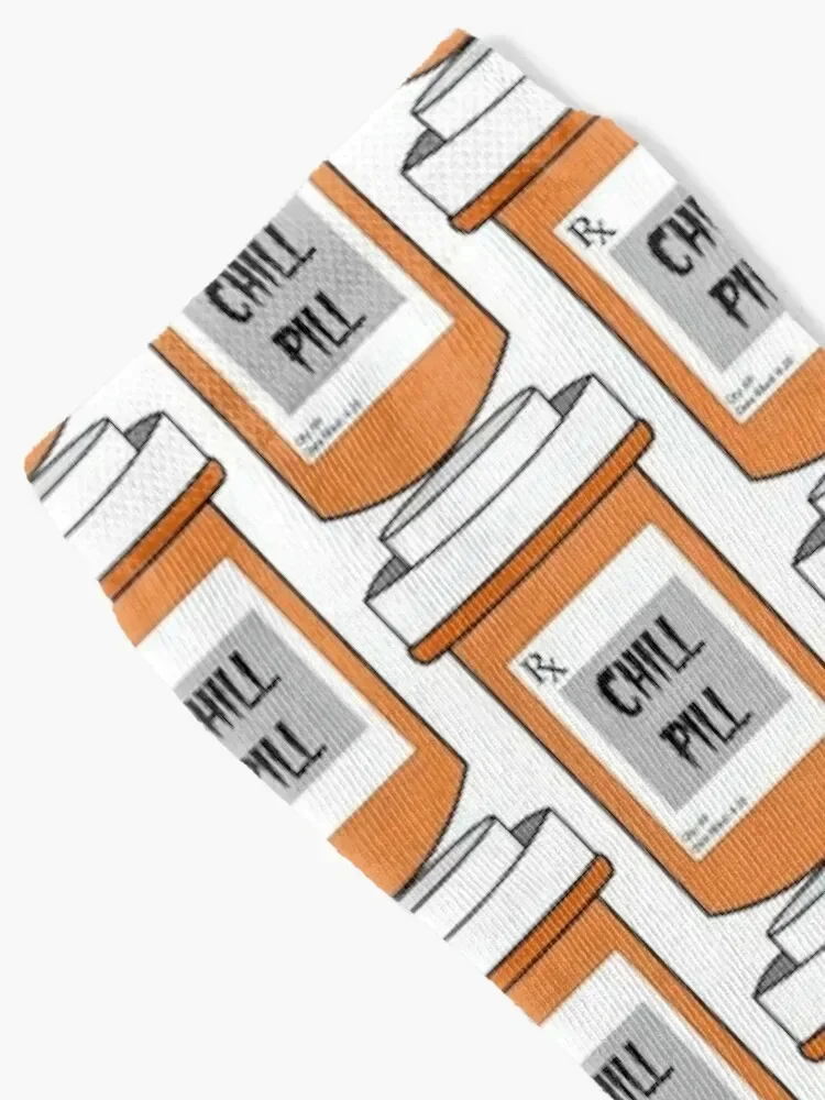 Chill Pill Socks retro Stockings compression New year's christmas stocking Socks Men Women's