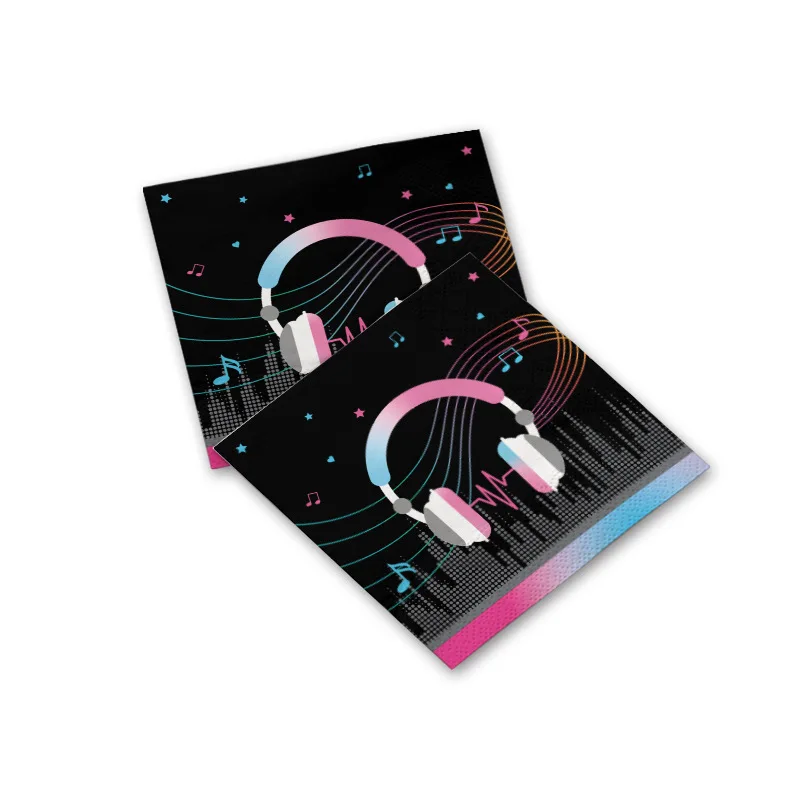 Hot Tik Music Theme Birthday Party Decoration Kids Children Party Gift By Girls Shower Wedding Pack Event Party Supplies