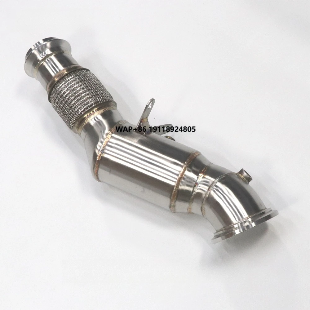 

Catalytic Converter Downpipe for N20 F30 F31 F34 Good Quality 304 Stainless Steel for F30 F31 F34 Car Brushed Downpipe