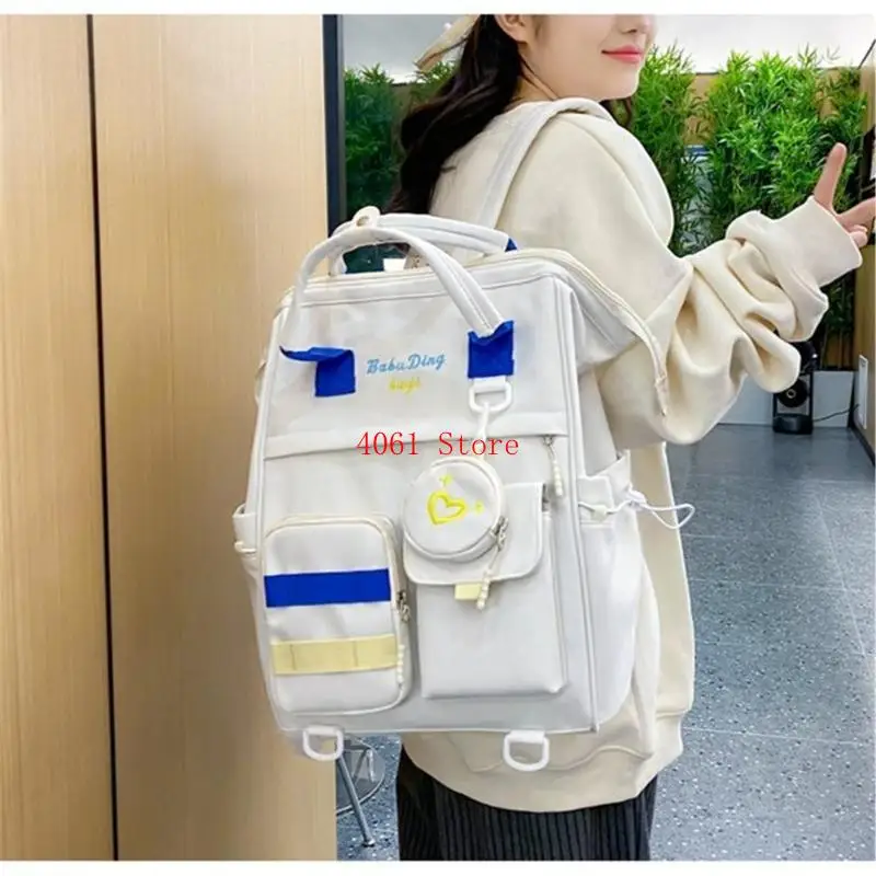 حقيبة ظهر كاجوال حقيبة ظهر خارجية ذات سعة كبيرة حقيبة مدرسية للفتيات #3