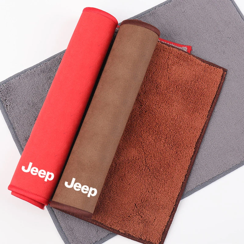 

Полотенце из микрофибры, аксессуары для ухода за автомобилем для Jeep Wrangler Compass Renegade Grand Cherokee Patriot Rubicon Liberty