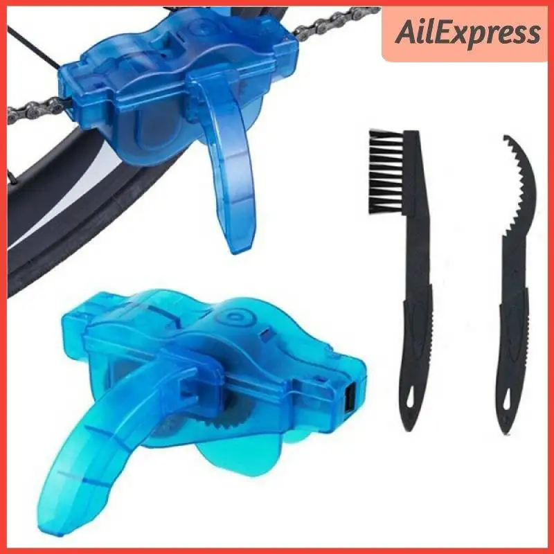 Bike Chain Cleaning Brush MTB Road Bicycle 3D Chain Washer Cleaner Tools Set Mountain Cycling Chain Maintenance Care Accessories