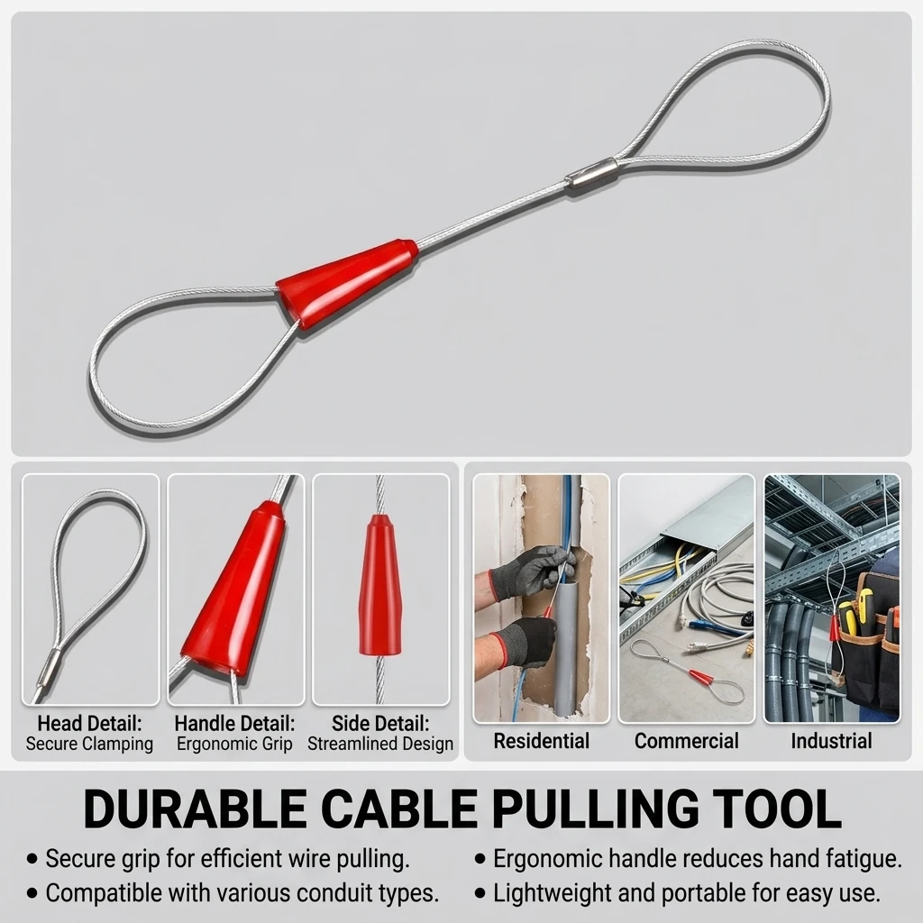 Professional Electrician Cable Puller Wire Grips Cable Tightener Wire Tractions Fish Tape Fastener Tool Cable Tightening Puller