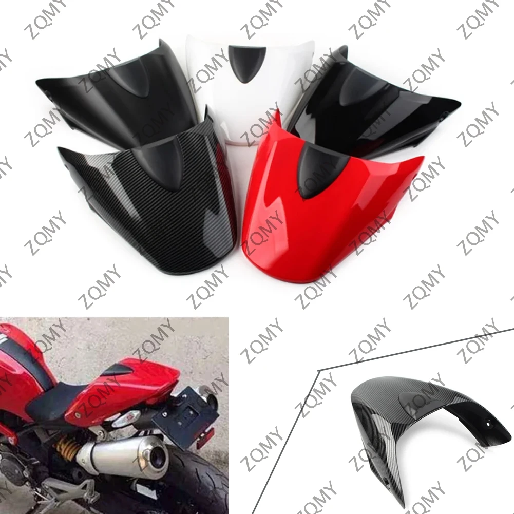 Motorcycle Rear Passenger Pillion Seat Cowl Fairing ABS Cover for Ducati Monster 696 795 796 2008 -2014 1100S 1100 2009-2011