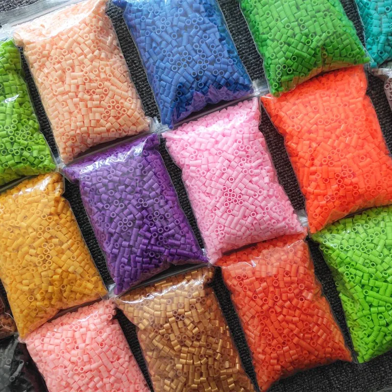 

500pcs/Bag 5mm Hama Beads Puzzle Perlen Iron Beads Diy Perler Fuse Bead Intelligence Educational Toys thermal mosaic beads
