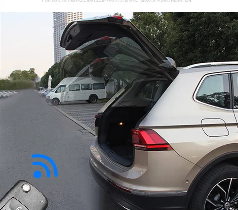 

For Volkswagen Tiguan Car Intelligent Remote Control Electric Tailgate Rear Trunk Support Rod Kicking Inductive Switch