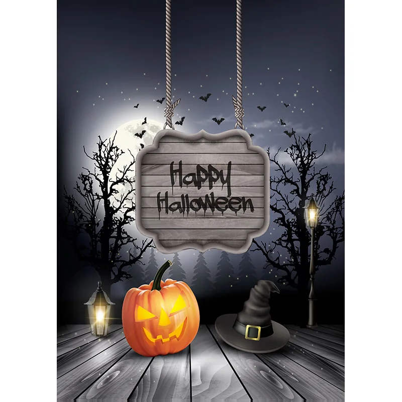 خلفية قلعة شواهد القبر للهالوين ، فانوس اليقطين ، خلفية تصوير القمر ، مستلزمات استوديو الصور ، * *