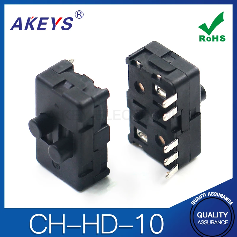 Ch-hd-10 automobile electric seat switch single row 5-pin in-line auto parts switch toggle reset