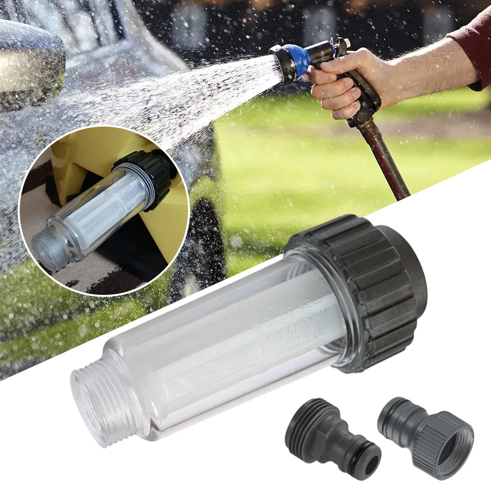 New High Pressure Washer Water Filter Car Wash Maintenance For Karcher K2 K3 K4 K5 K6 K7 G 3/4\'\' Water Filters Snow Foam Lance