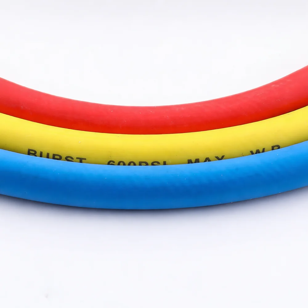 Charging Hose Refrigerant Filler Pipe For R410 R22 R134a AC Cooling Flexible High Pressure HVAC Service Tool