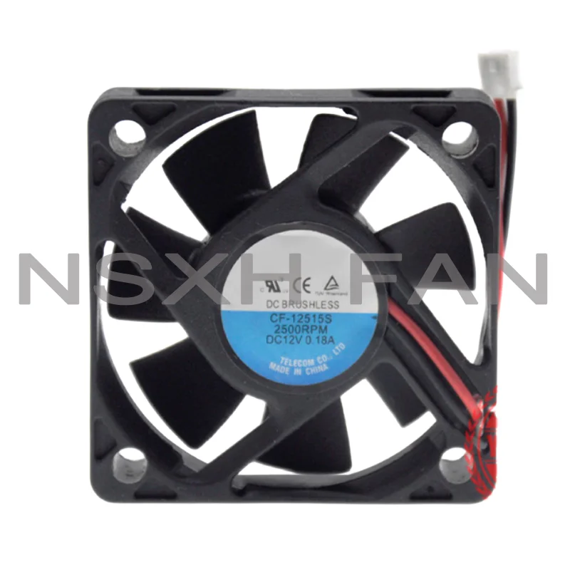 USED CF-12515S 5CM 12V 0.18A 5015 Silence ATX Cooling Fan