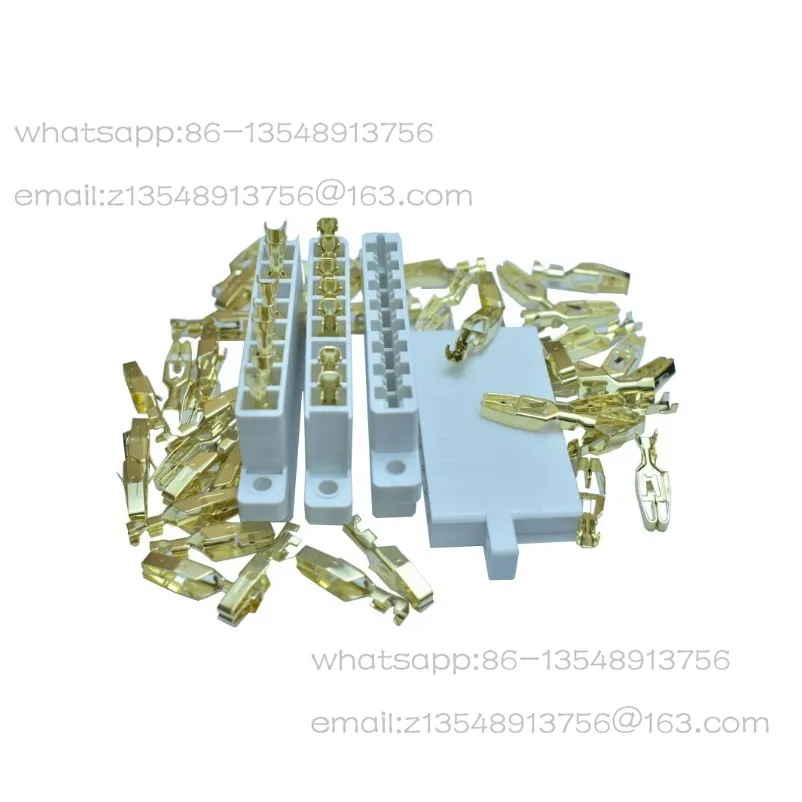 Hot Runner Terminal Golden Finger Connector AMP Terminal Block Hot Runner Seat Accessories Temperature Control Box Golden Finger