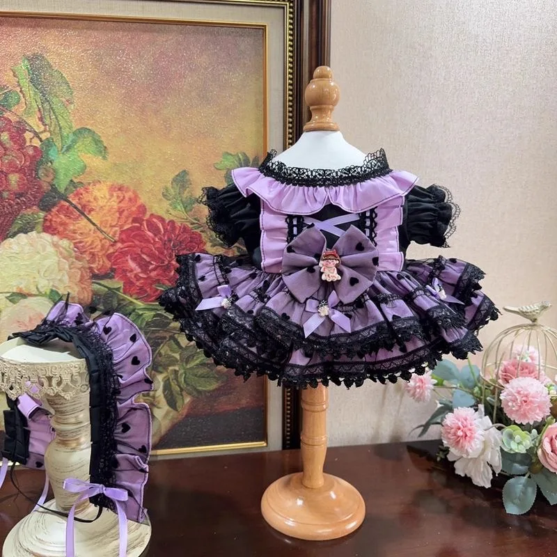 10 CM Katoenen Poppenkleertjes Lavendel stijl 20 CM 15 CM 40 CM Katoenen Pop Rok, 50-55 cm Reborn Poppenkleertjes Gratis Verzending
