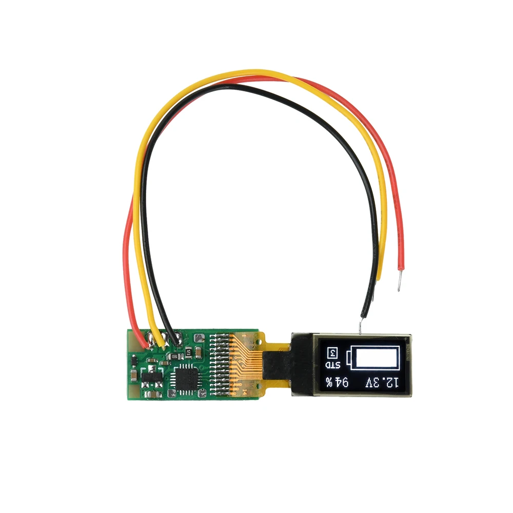 DC 0-30V Ultradünnes Digitales Voltmeter und Batteriemessgerät 0,5 Zoll OLED-Display Spannungsprüfer 1-6S Batteriestandsanzeige – Detail 6