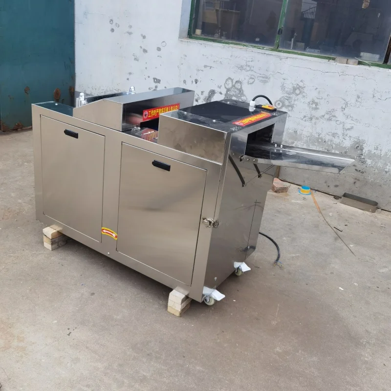 آلة قطع الدجاج ولحم البقر الأوتوماتيكية الجديدة معدات معالجة قطع الماعز المجمد #4