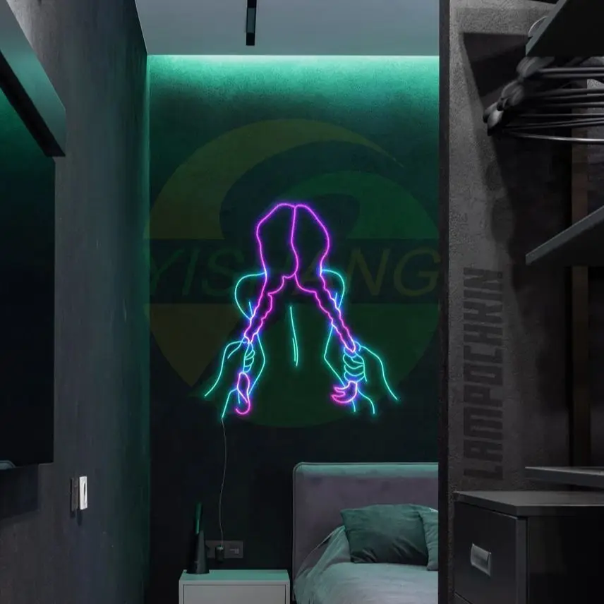 Letrero de neón personalizado, señal de neón Sexy, Wowen