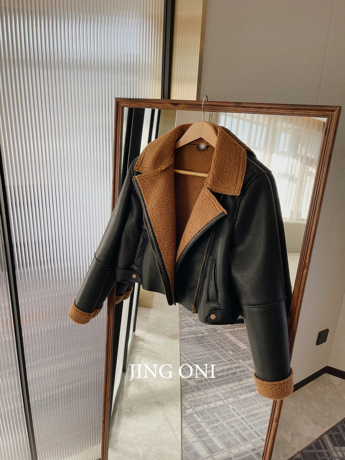 Leather Fur Jackets Coat Woman Clothing 2023 Autumn Fashion Korean Style Vintage Y2k Luxury Elegant Outerwear Winter Parkas New