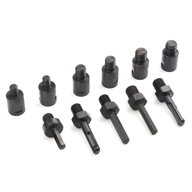 Woodworking support drill lengthened straight handle hexagonal handle expansion deep hole drill, wood door lock hole punch woodw