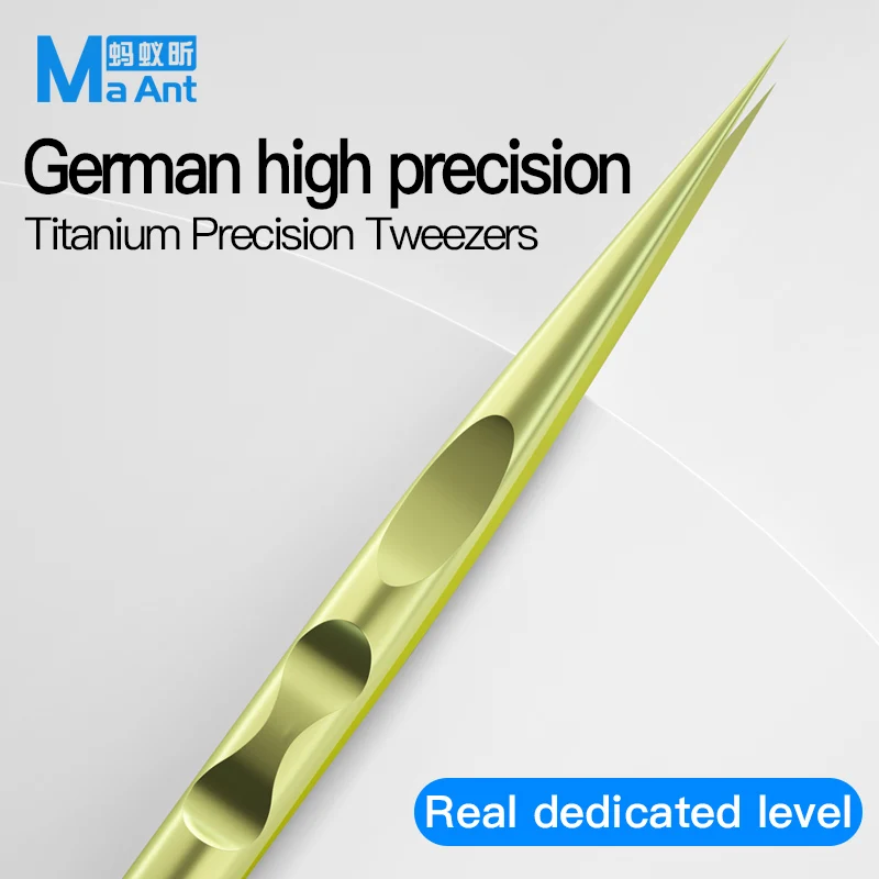 Electronic tweezers High hardness straight/curved antimagnetic Titanium alloy tweezers for watch Mobile Phone repair Hand Tools