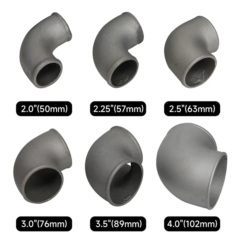Aluminum 50 57 63 76 89 102MM*150 Pipe 2.0